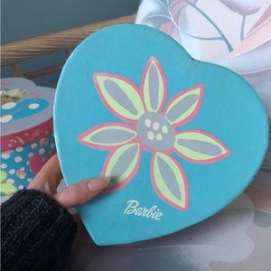 Y2K Vintage Barbie Heart Storage Boxes